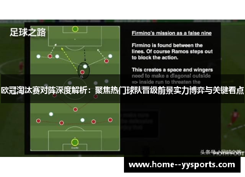 欧冠淘汰赛对阵深度解析：聚焦热门球队晋级前景实力博弈与关键看点